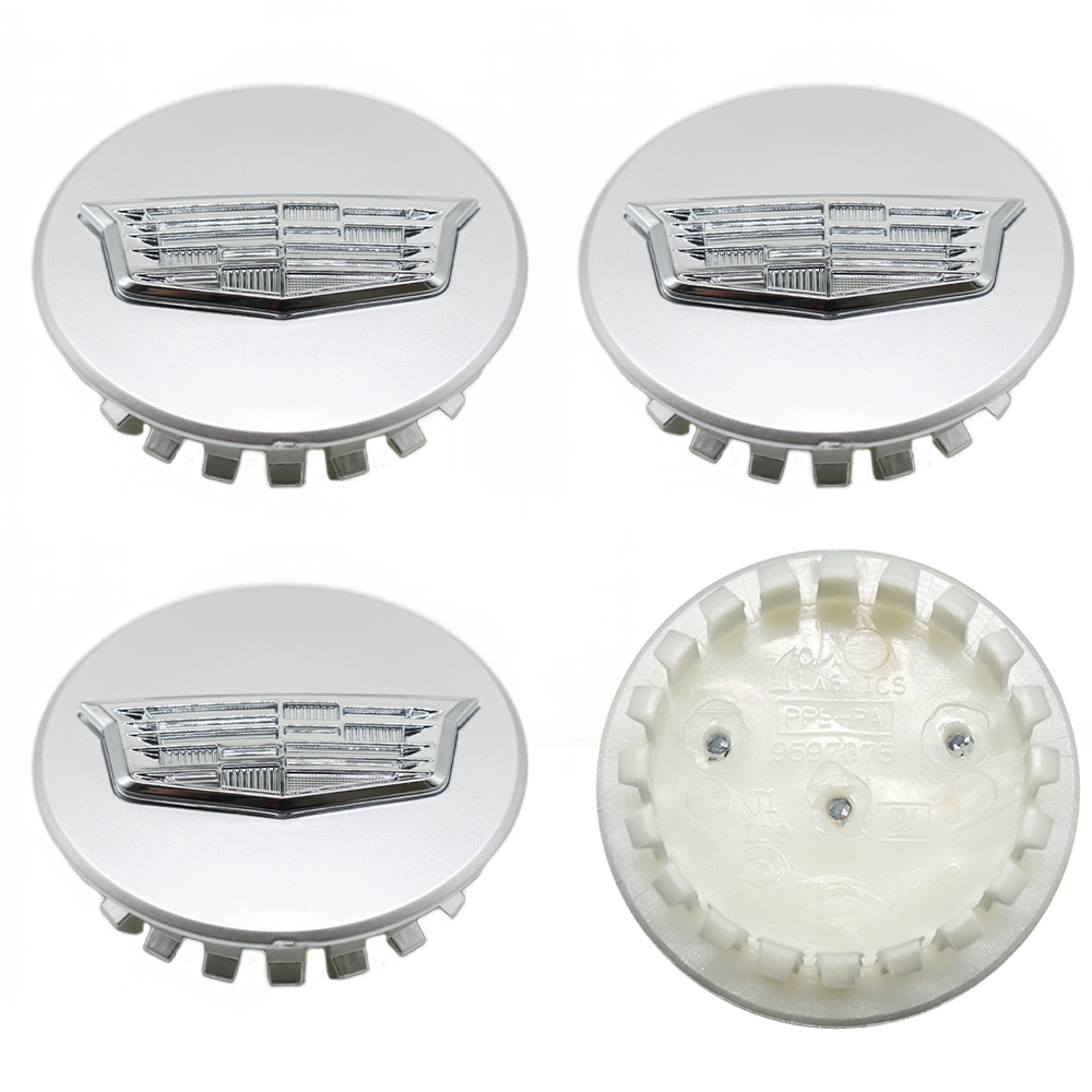4Pcs ATS CT6 CTS XTS XT4 Plastic Wheel Center Caps Rim Cadillac 66mm 9597375