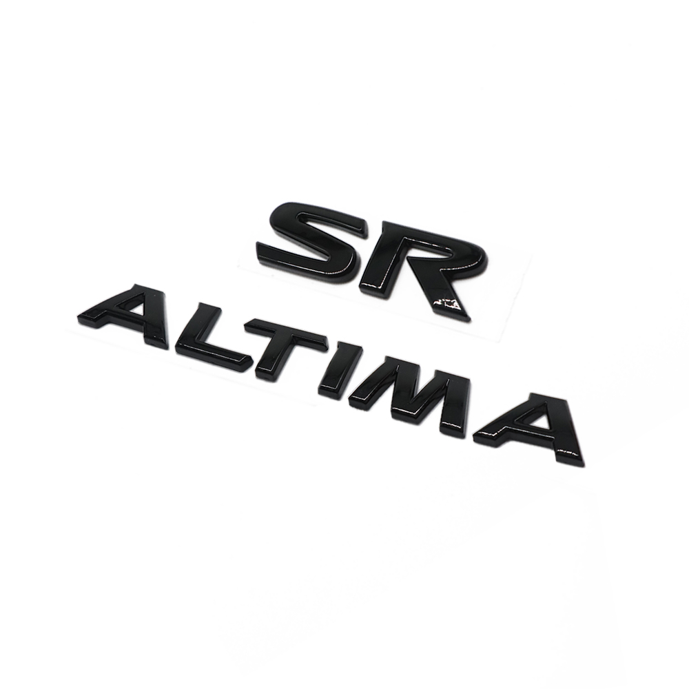 2019-2025 ALTIMA SR Tailgate Badge ABS Gloss Black Nissan 84895-9HF0C Self-Adhesive Decal Nameplate