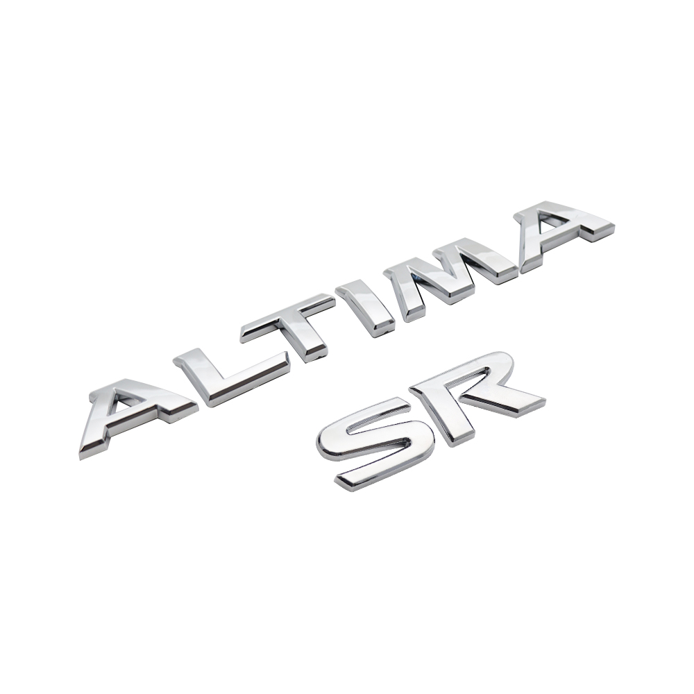 2019-2025 ALTIMA SR Tailgate Badge ABS Chrome Nissan Self-Adhesive Decal Nameplate