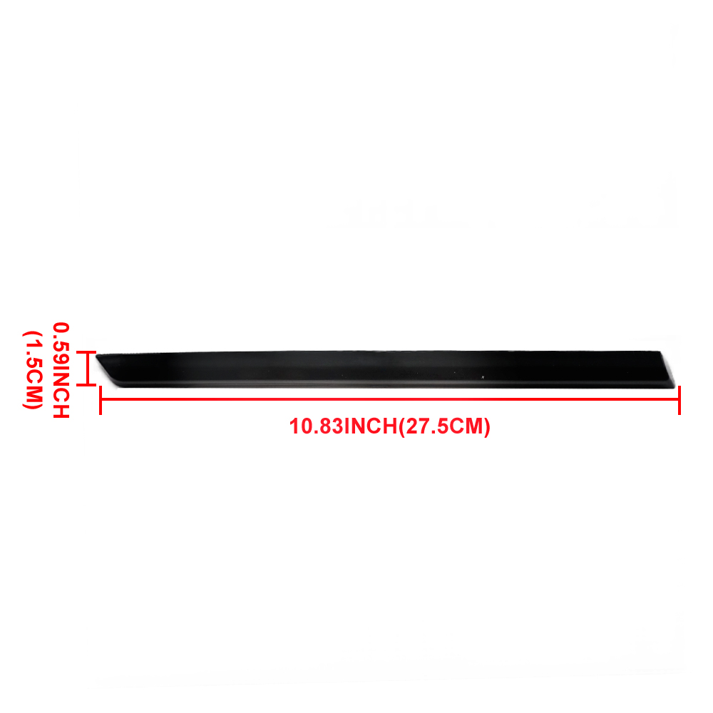 2PCS 2020-2023 4Runner ABS Plastic Front Grill Trim Insert Strip Gloss Black Toyota