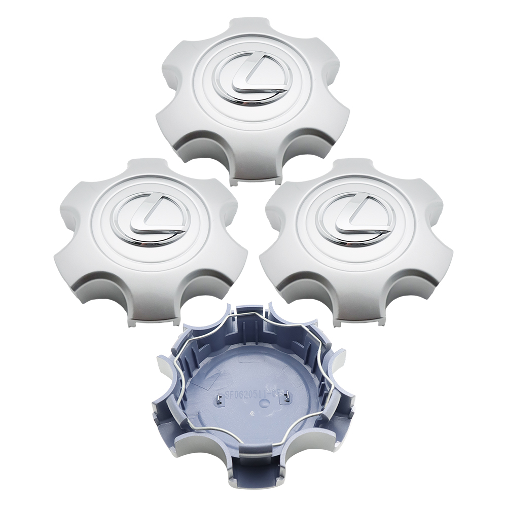 4pcs 2003-2009 GX470 Plastic Wheel Center Hub Caps Chrome Toyota 42603-60520