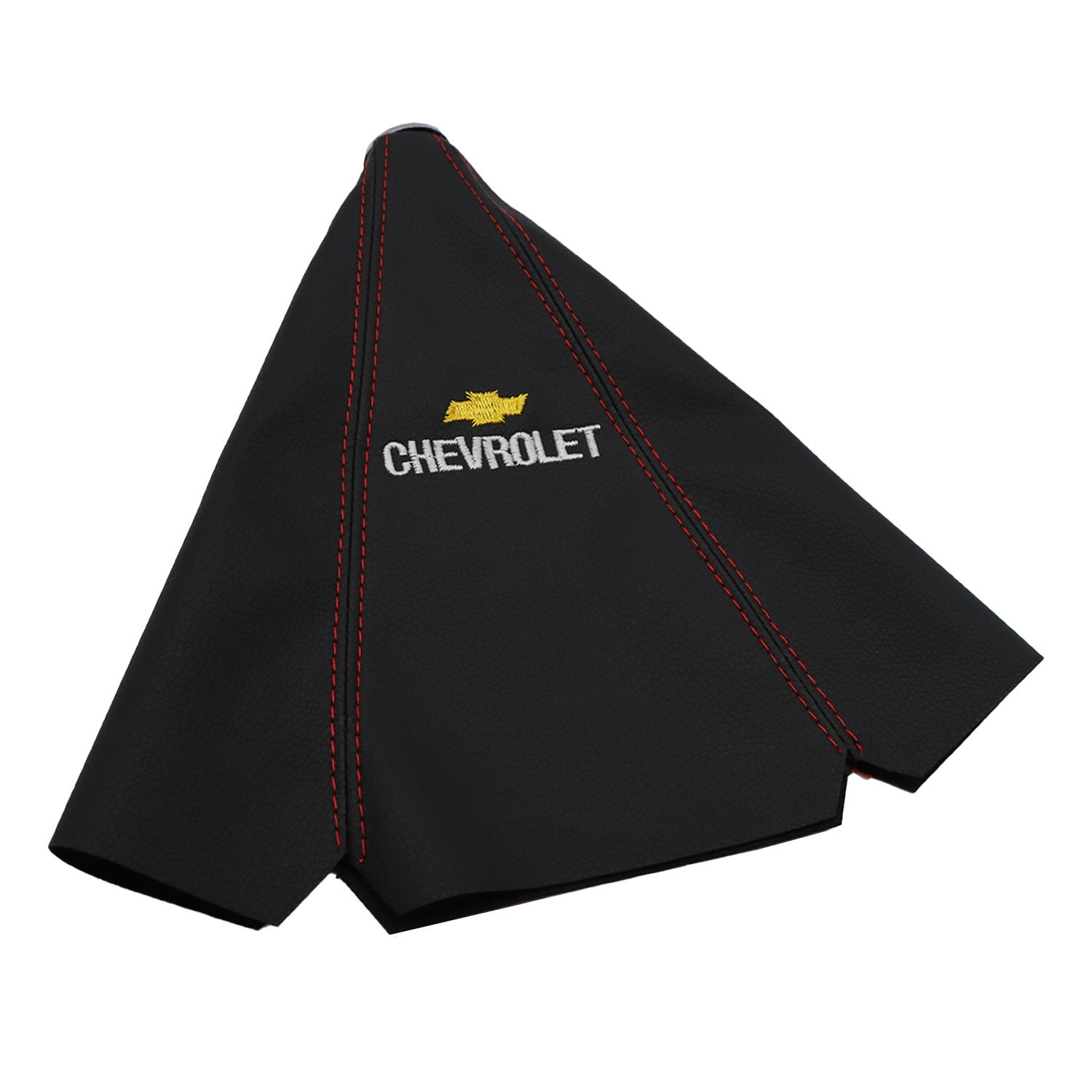 1Pc Universal Chevrolet PVC Leather Shift Knob Shifter Boot Cover Black Chevy