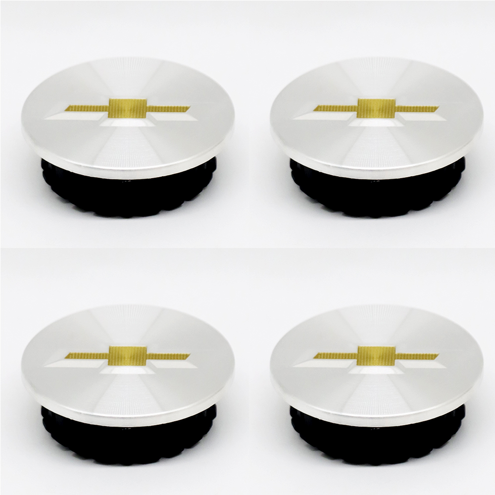 4PCS Cruze Equinox Impala Malibu Trax Volt Plastic 58mm Wheel Center Caps Matte Chevrolet 9594156