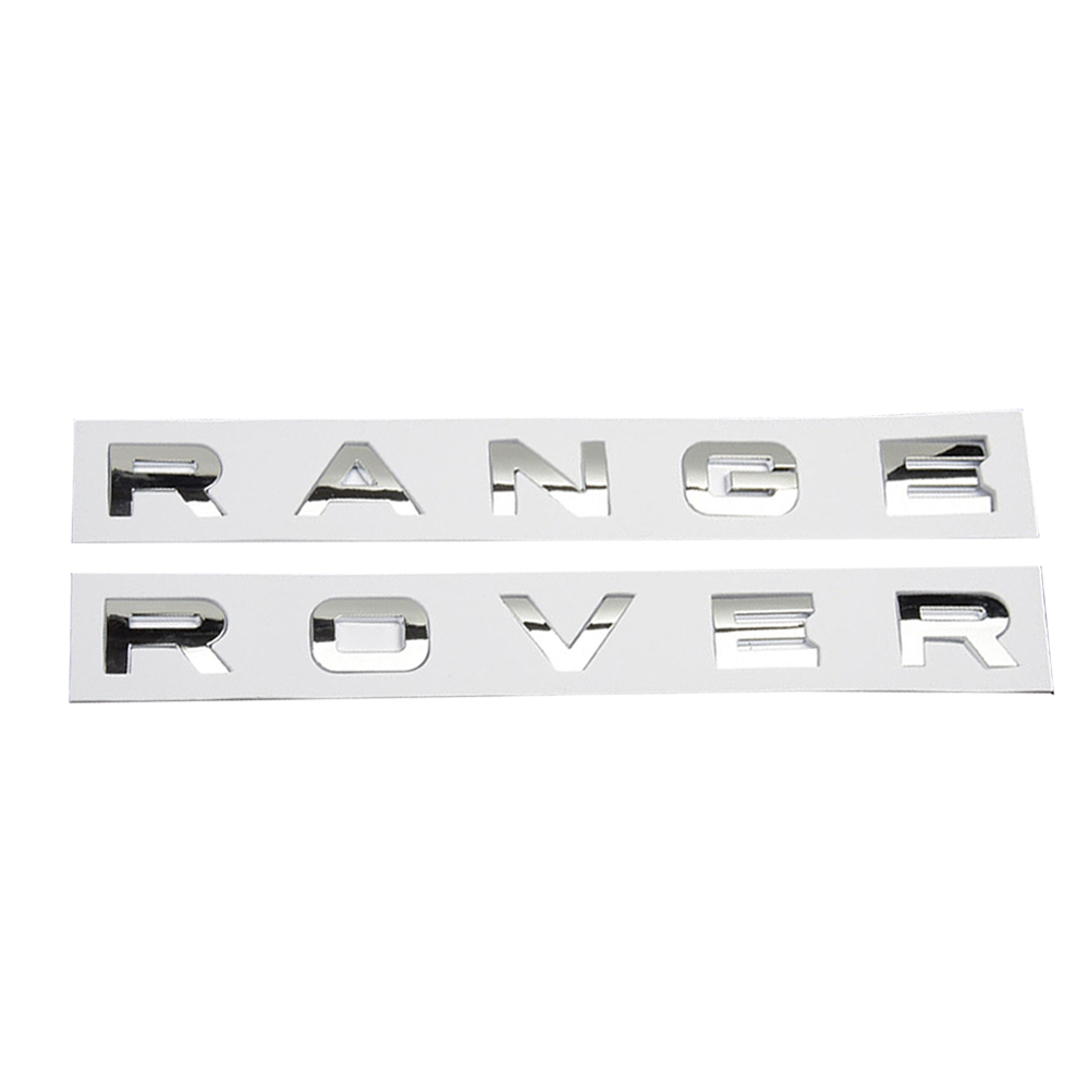 1PC Range Rover Letter Front Hood / Rear Trunk Tailgate ABS plastic Land Rover