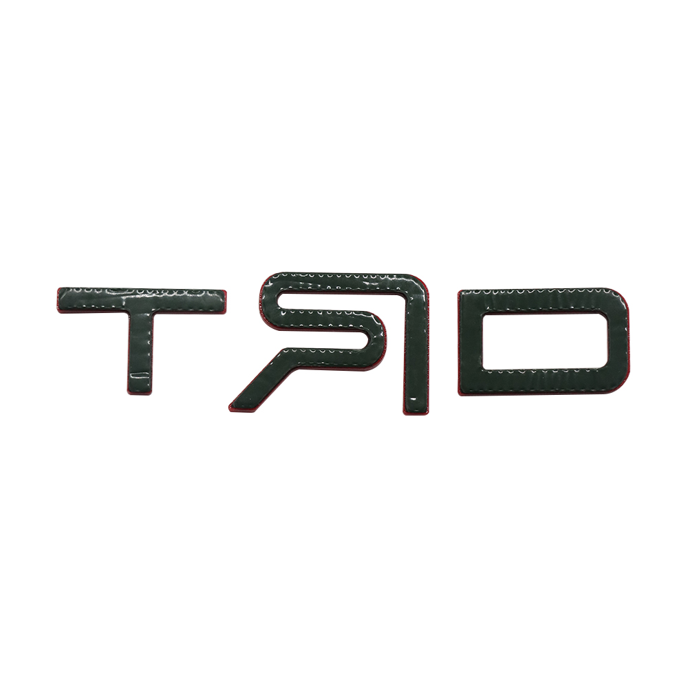 2022 2023 2024 2025 Raised Tundra TRD Acrylic Upper Front Grille 3D Letters Red Toyota