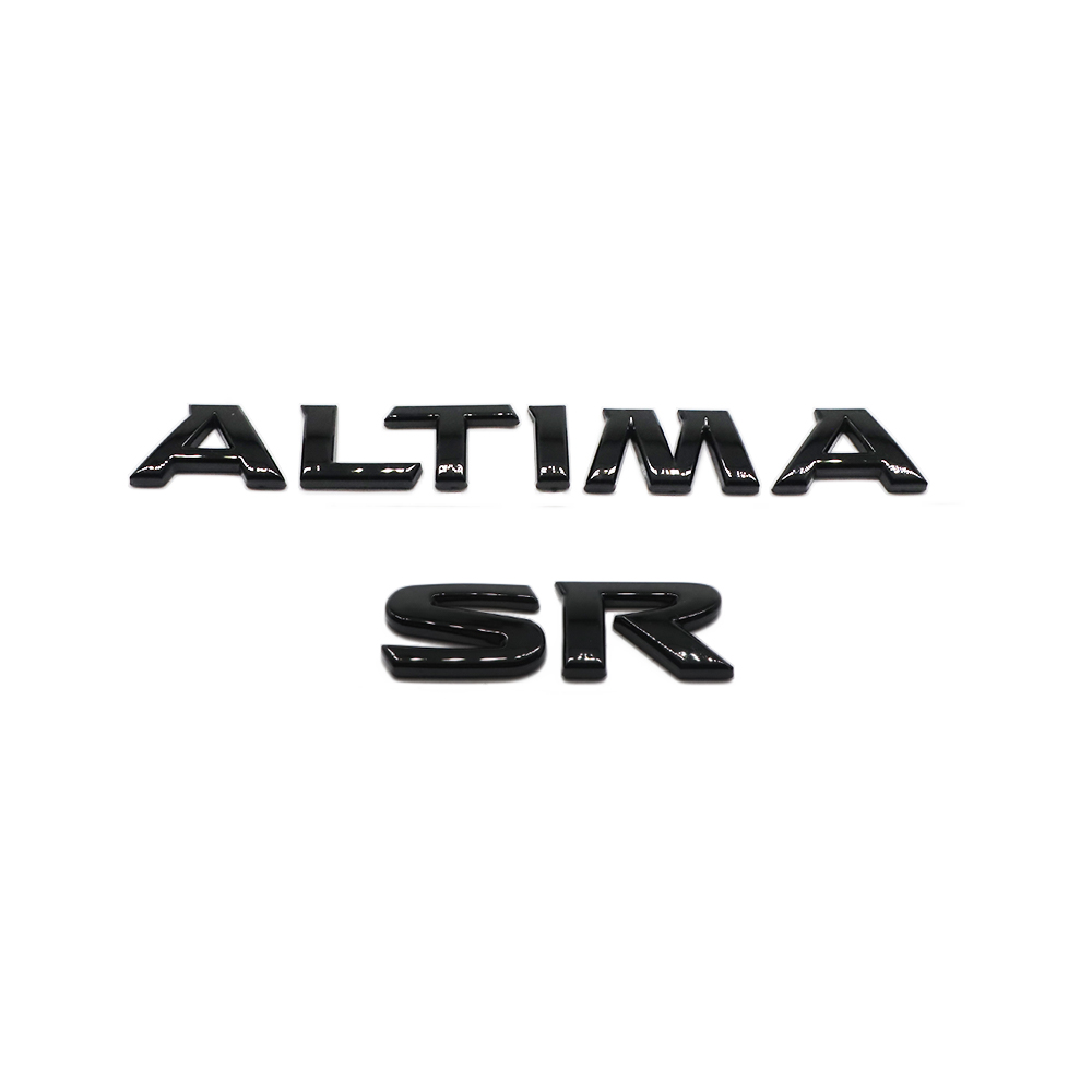 2019-2025 ALTIMA SR Tailgate Badge ABS Gloss Black Nissan 84895-9HF0C Self-Adhesive Decal Nameplate