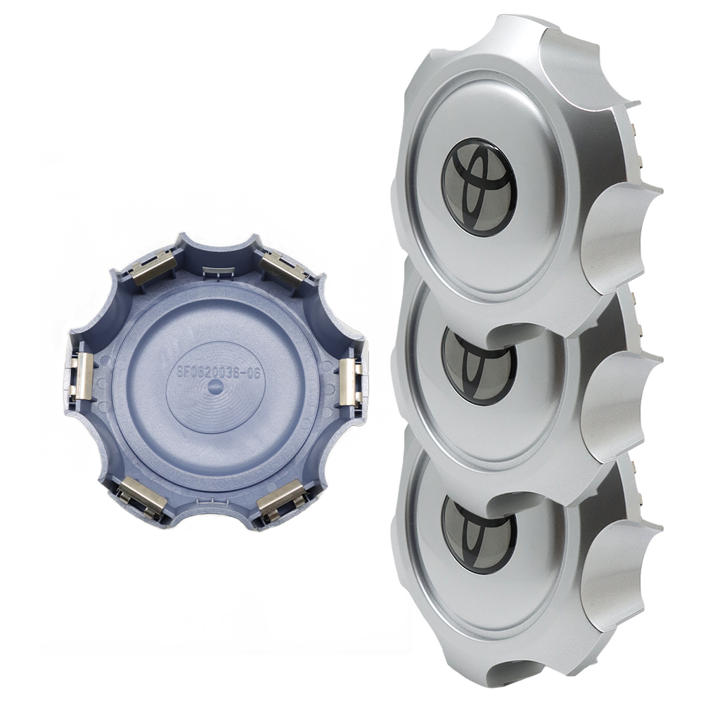 4pcs 4Runner Tacoma Tundra Plastic Wheel Center Hub Caps 6 Lugs 15" Chrome Toyota 42603-04030