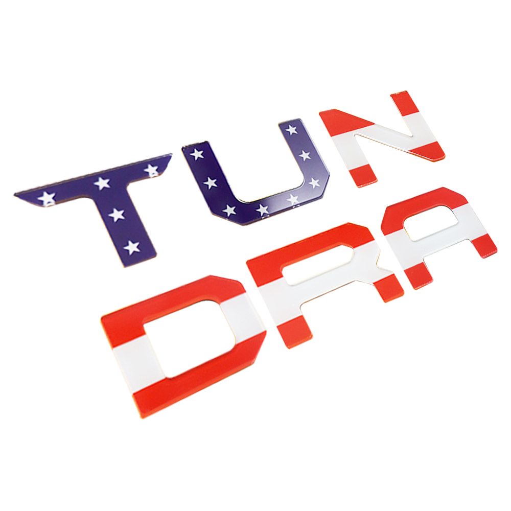 1Pc 2022-2026 Tundra Acylic Front Grille Letters USA Flag Toyota