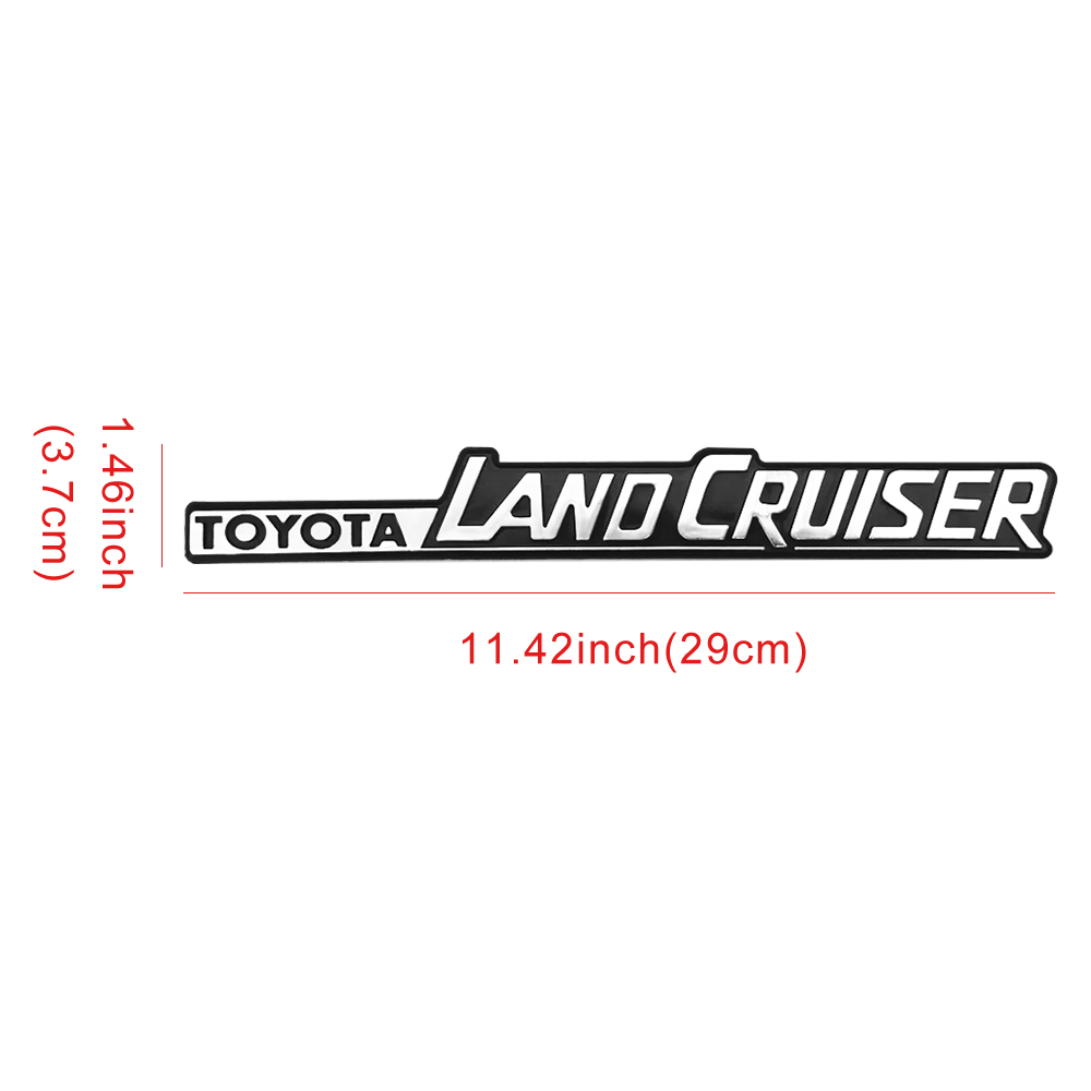 2PCS 1981-1990 Land Cruiser BJ60 Fj60 ABS Plastic Rear Quarter Badge Toyota 75370-60020