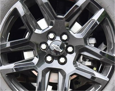 4Pcs 2016-2019 Camaro Colorado Traverse Plastic Wheel Center Caps Gloss Black Chevrolet 9595010