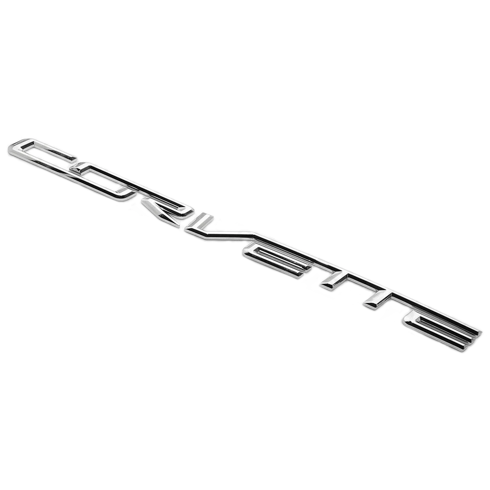1PC 2014-2019 Corvette C7 R Z06 Plastic Rear Bumper 3D Letters Chrome Chevrolet 23465587