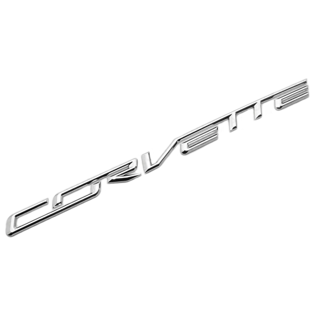 1PC 2014-2019 Corvette C7 R Z06 Plastic Rear Bumper 3D Letters Chrome Chevrolet 23465587