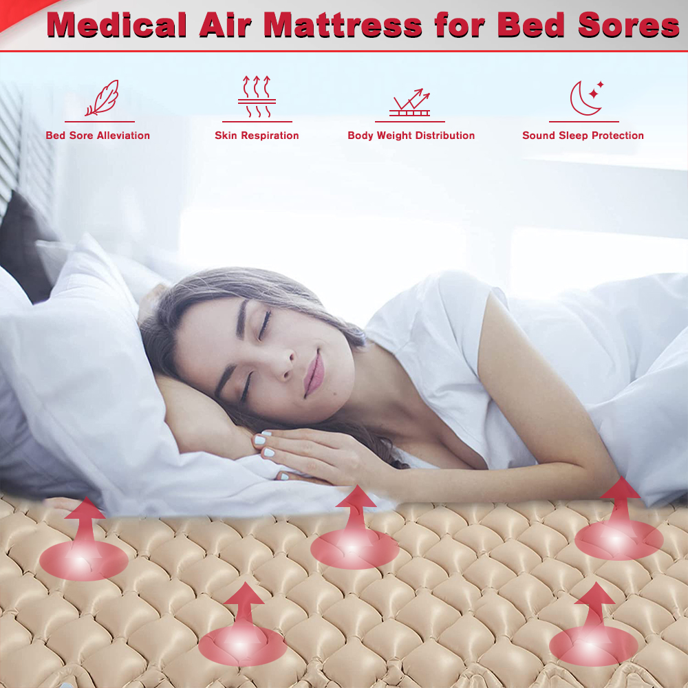 Alternating Pressure Pad Air Mattress Topper with Pump Hospital Medical Bedsore