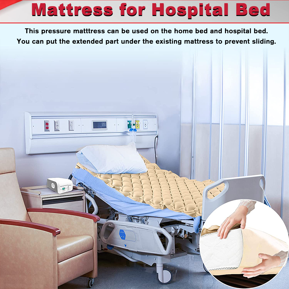 Alternating Pressure Pad Air Mattress Topper with Pump Hospital Medical Bedsore
