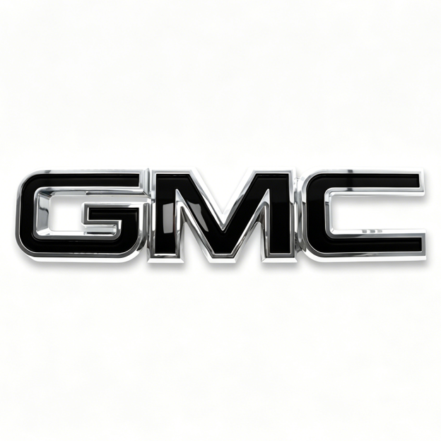 1Pc 2017-2014 Yukon Yukon XL Acadia Plastic Front Grille Emblem Gloss Black GMC 15126352