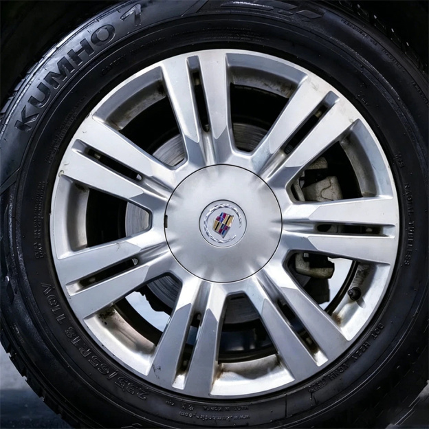 4Pcs 2010-2016 SRX Plastic Wheel Center Hub Caps Cover Chrome Cadillac 9599024 18in