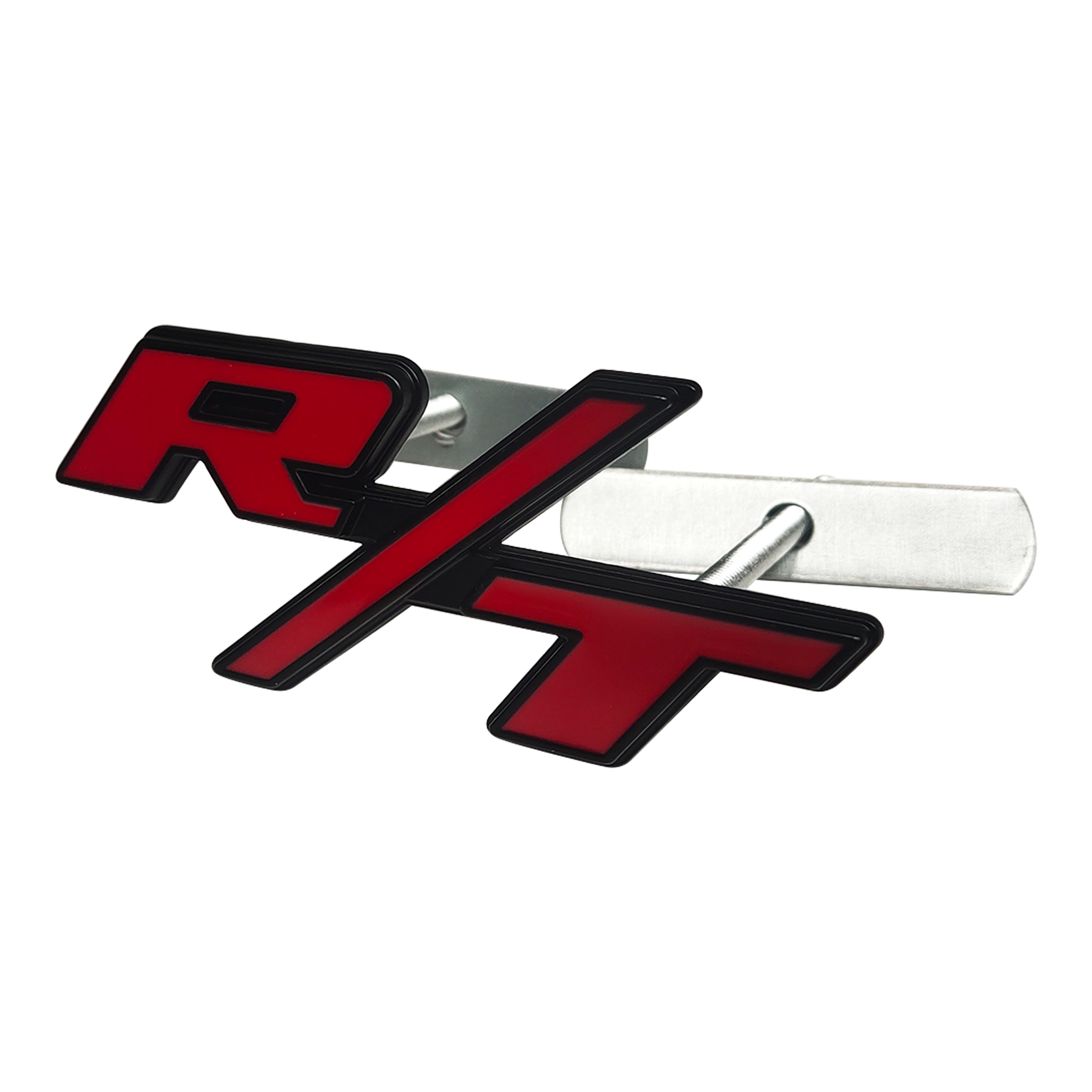 OEM For RT Front Grill Emblems R/T Car Badge Red Black Nameplate Decoration