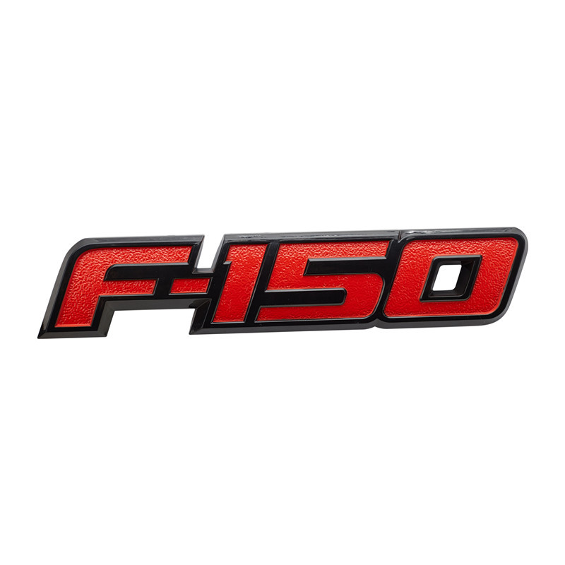 Tailgate Emblem Fit for F-150 2009-2022 Rear Trunk Badge Adhesive All Black Logo