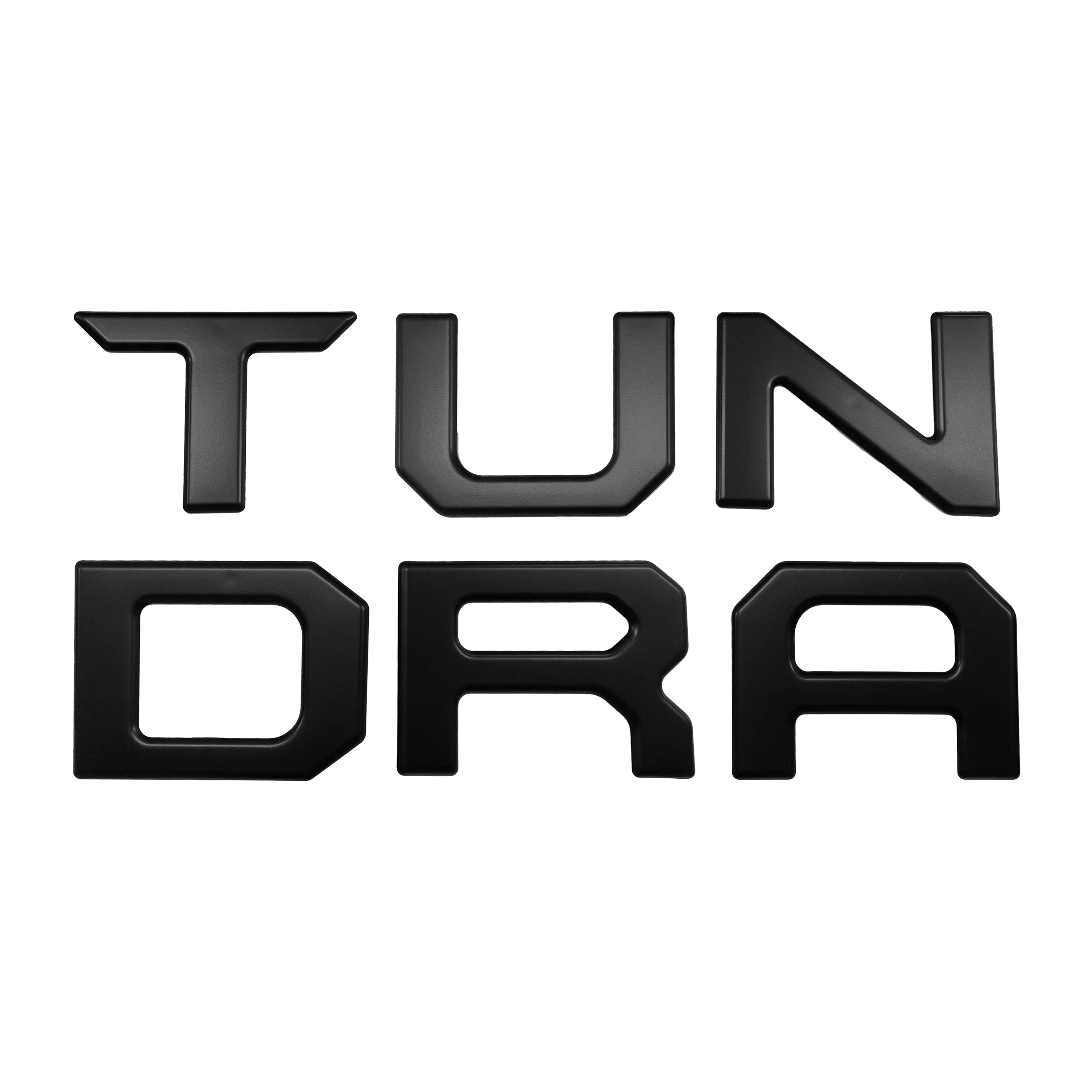 1Pc 2022-2026 Tundra ABS Plastic Rear Trunk Tailgate Letters Matte Black Toyota