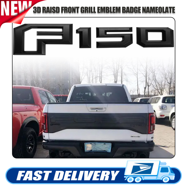3D Tailgate Trunk Lid Badge for F-150 Emblem Rear Liftgate Replacement 2015-2017
