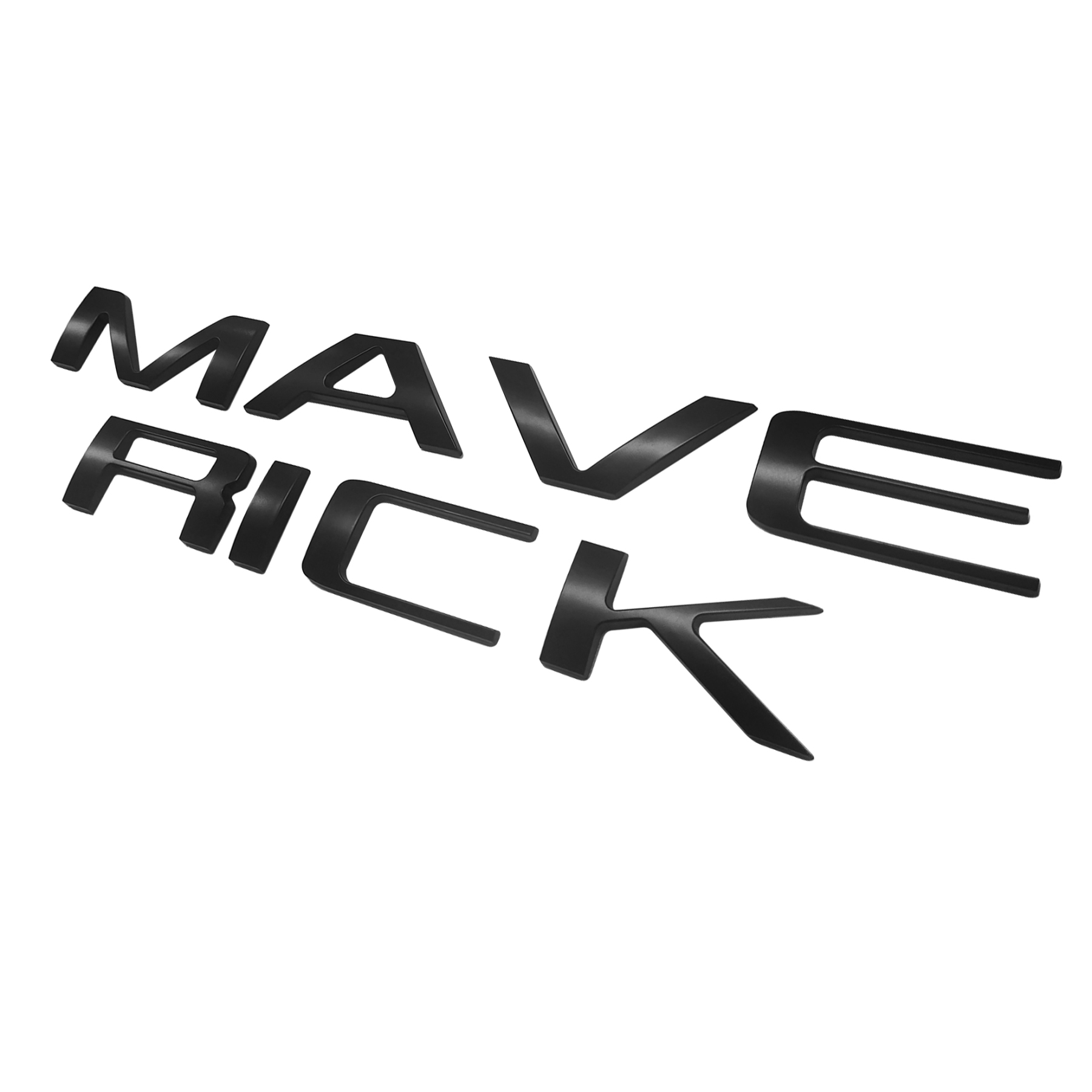  Ford MAVERICK 2022-2023 Rear Tailgate Emblems Letters Nameplate 3D Decal Sticker Matte Black
