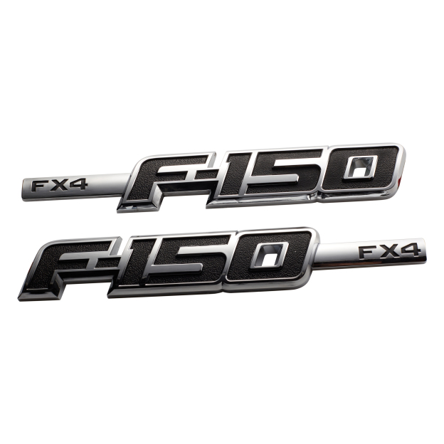 Ford F-150 FX4 2009-2014 Drivers Side Fender emblems Badges Door Letters 3D Raised Sticker Decal Nameplate 2PCS SET