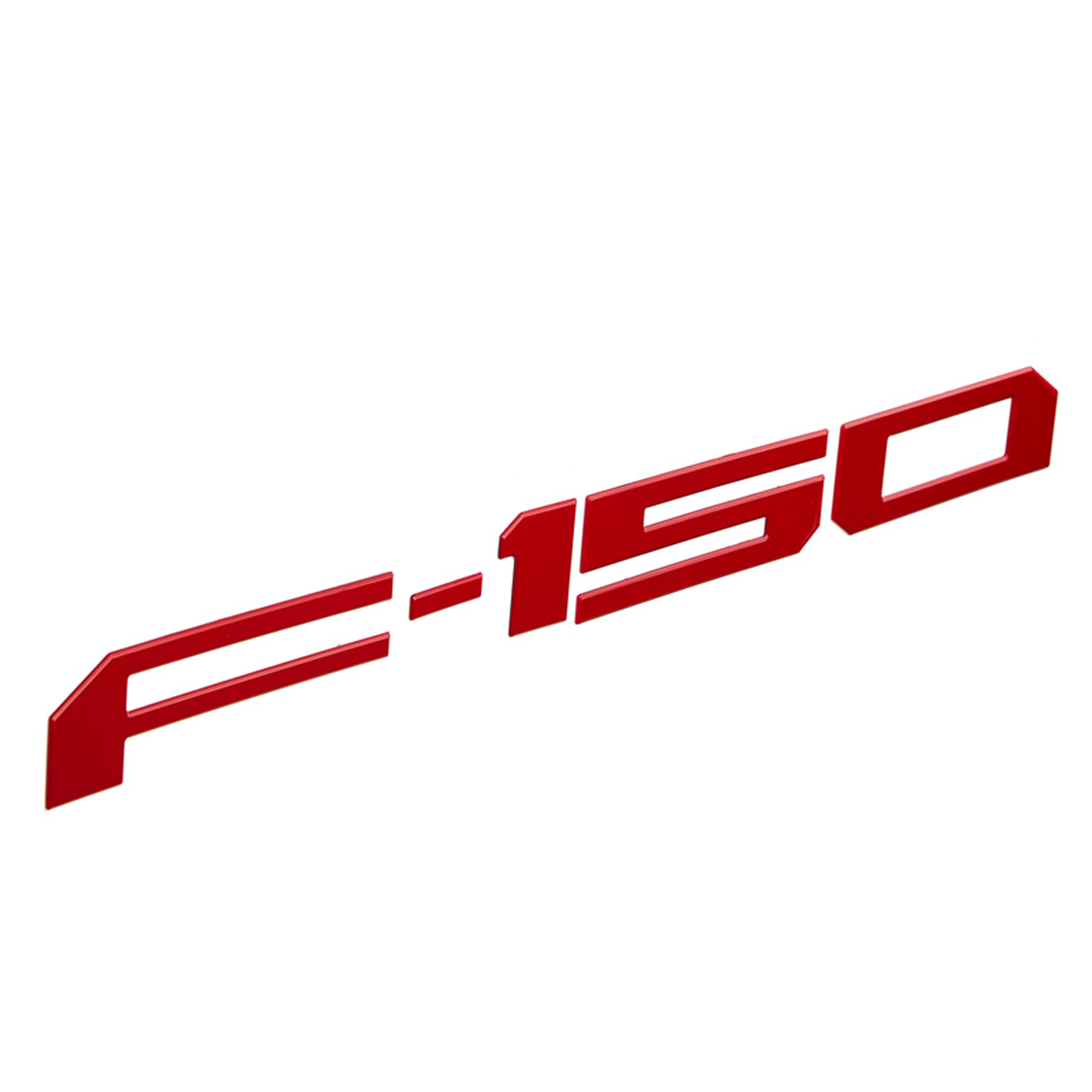 Ford F-150 2018-2020 Rear Tailgate Inserts Letters Trunk Lid emblems Badges 3D Stickers Decals Nameplate All Red