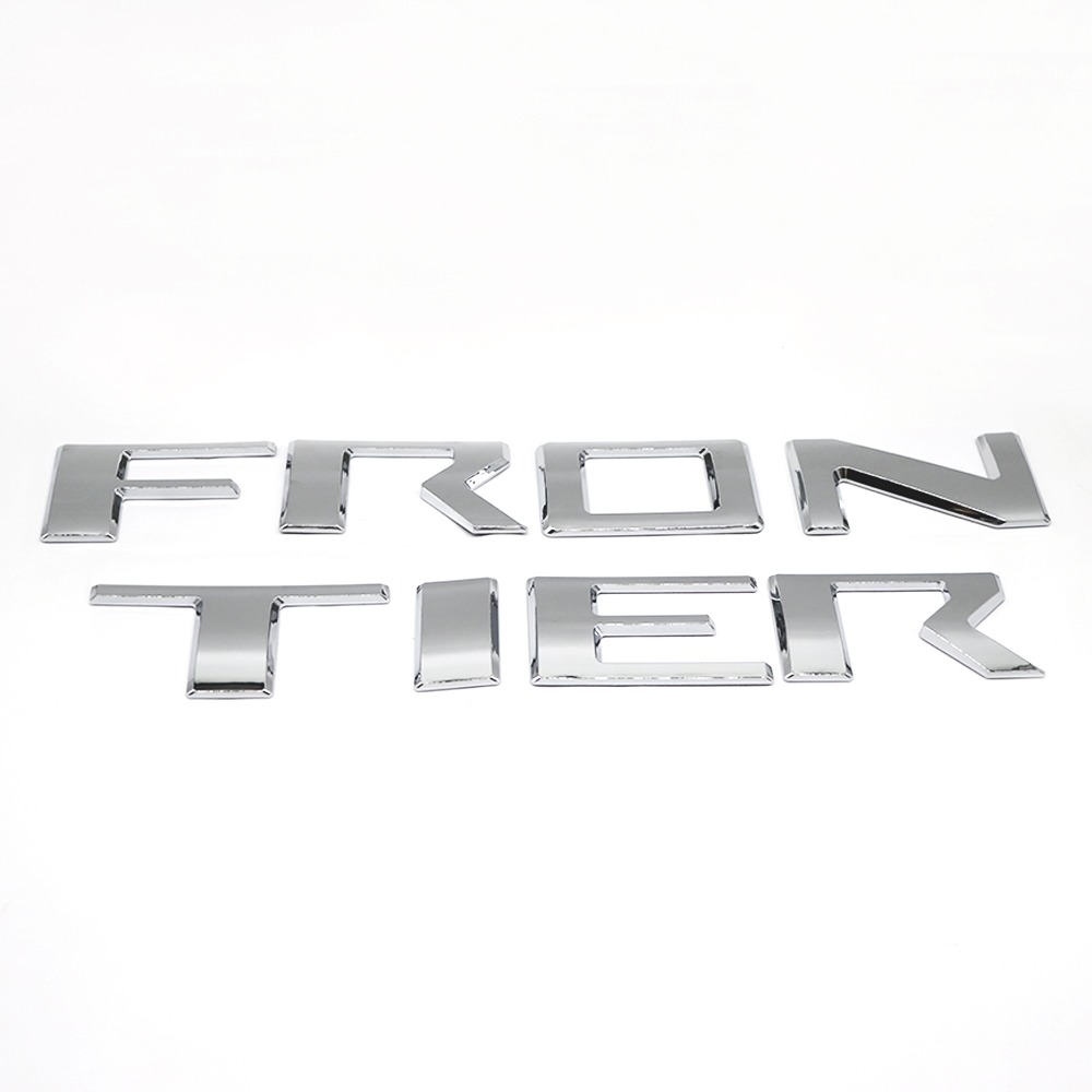 2022-2026 Frontier Chrome Tailgate Insert Letters Gloss Silver Nissan T99G8-9BU1B