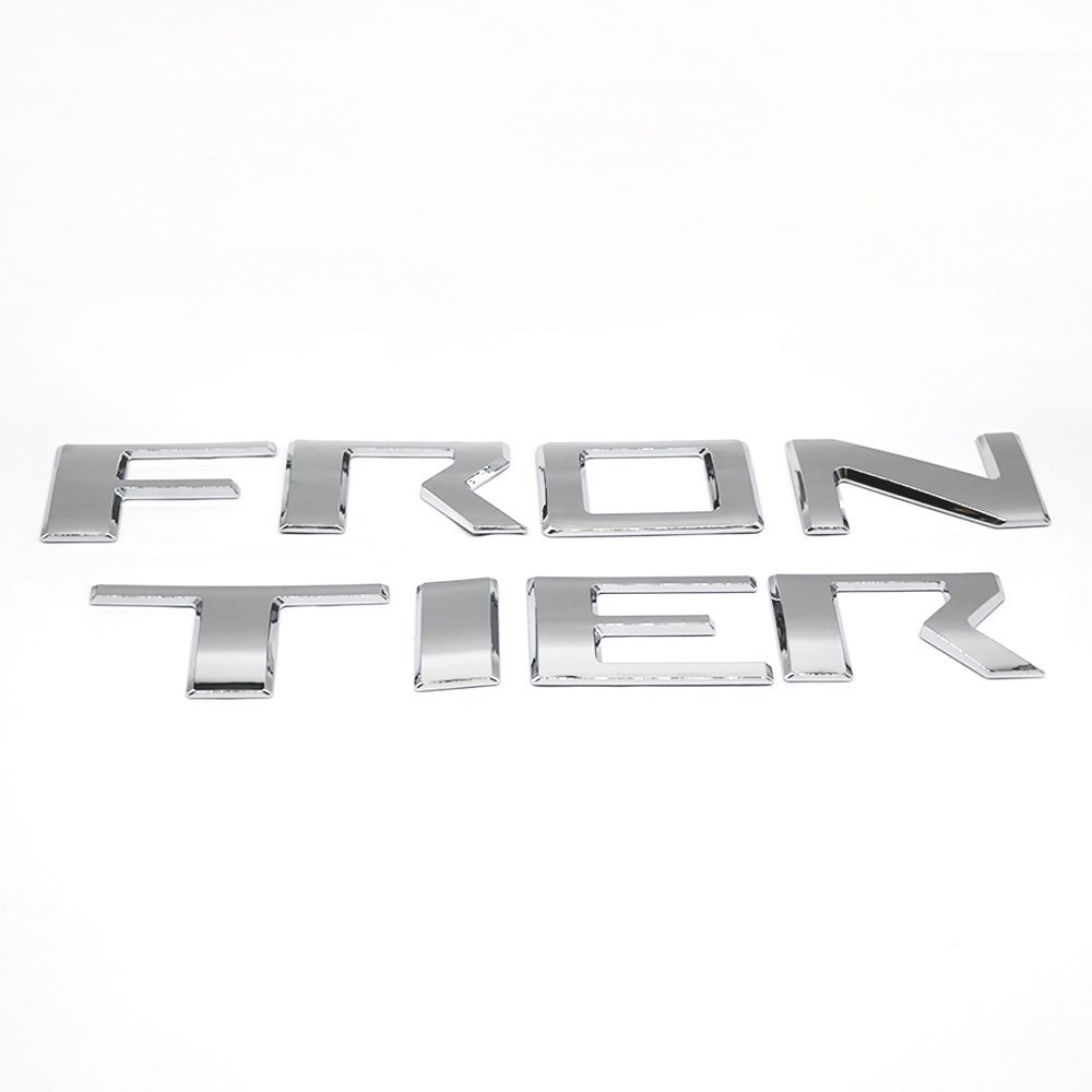2022-2026 Frontier Chrome Tailgate Insert Letters Gloss Silver Nissan T99G8-9BU1B