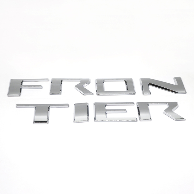 2022-2026 Frontier Chrome Tailgate Insert Letters Gloss Silver Nissan T99G8-9BU1B