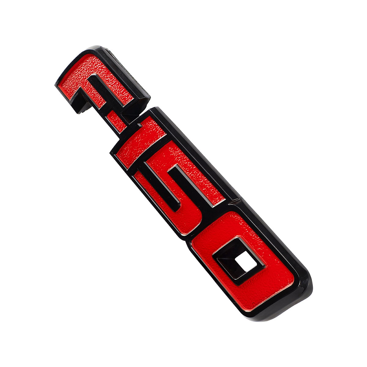 2009-2014 F-150 ABS Tailgate Badge Black / Red CL3Z-9942528-A Rear Trunk Adhesive Decal Sticker