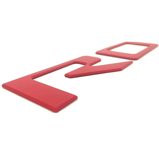 2019-2026 Silverado 1500 2500/3500HD ABS Plastic Tailgate Insert Letter Matte Red Chevrolet Liftgate Letter