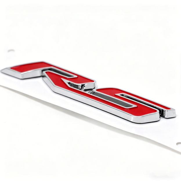1Pc 1967-2022 Camaro RS ABS Plastic Rear Trunk Lid 3D Letter Red Sikver Chevrolet 92225496