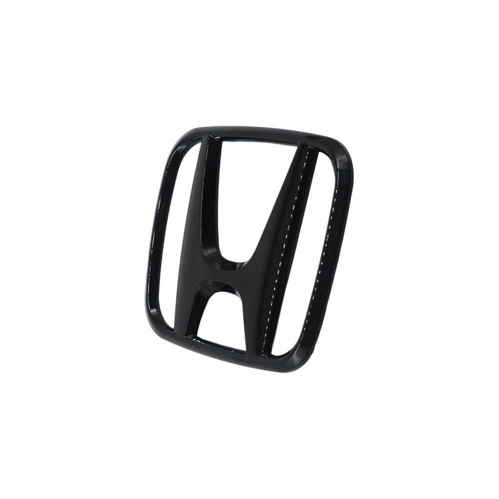 1PC 18-21 Accord 12-21 CRV 16-18 Pilot Plastic Front Grille Emblem Gloss Black Honda 75700-SZW-000