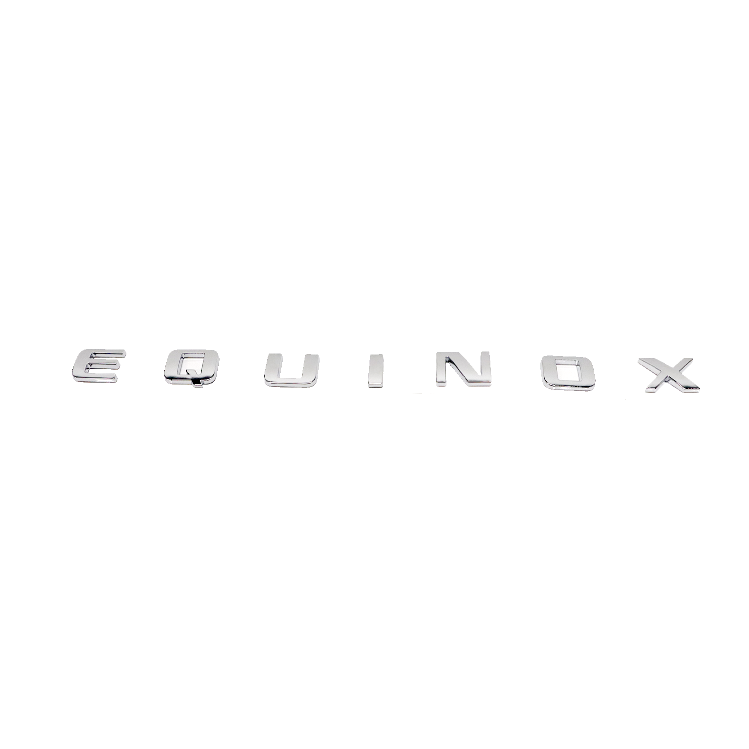 1PC Equinox Plastic Front Left Right Door Letters Chrome Chevrolet 84569055 84121293