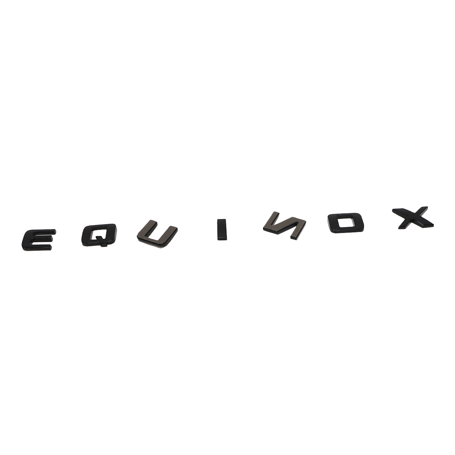 1PC Equinox Plastic Front Left Right Door Letters Gloss Black Chevrolet 84569055 84121293