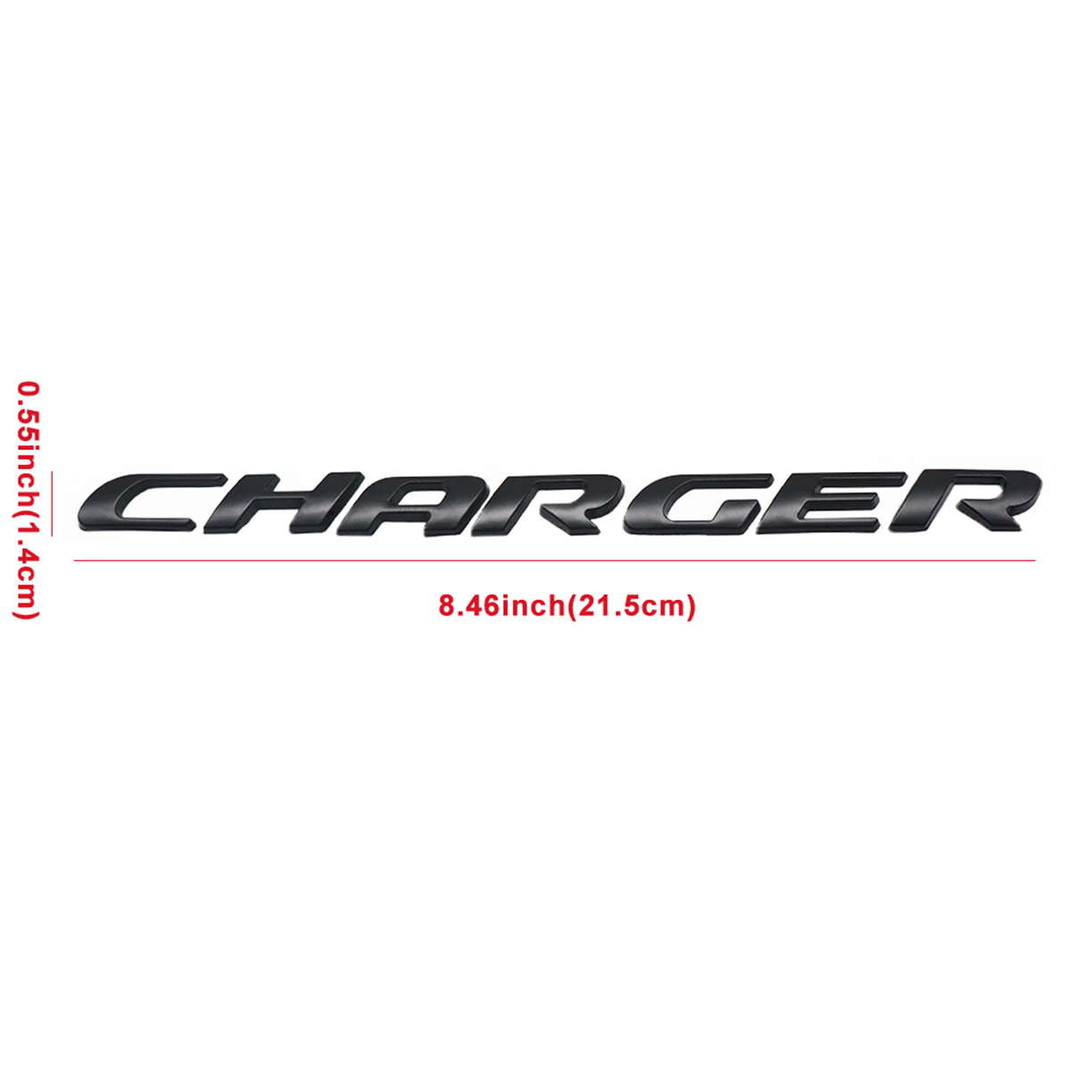 2015-2023 Charger Metal Tailgate Letter Black Dodge Rear Trunk Decal Nameplate