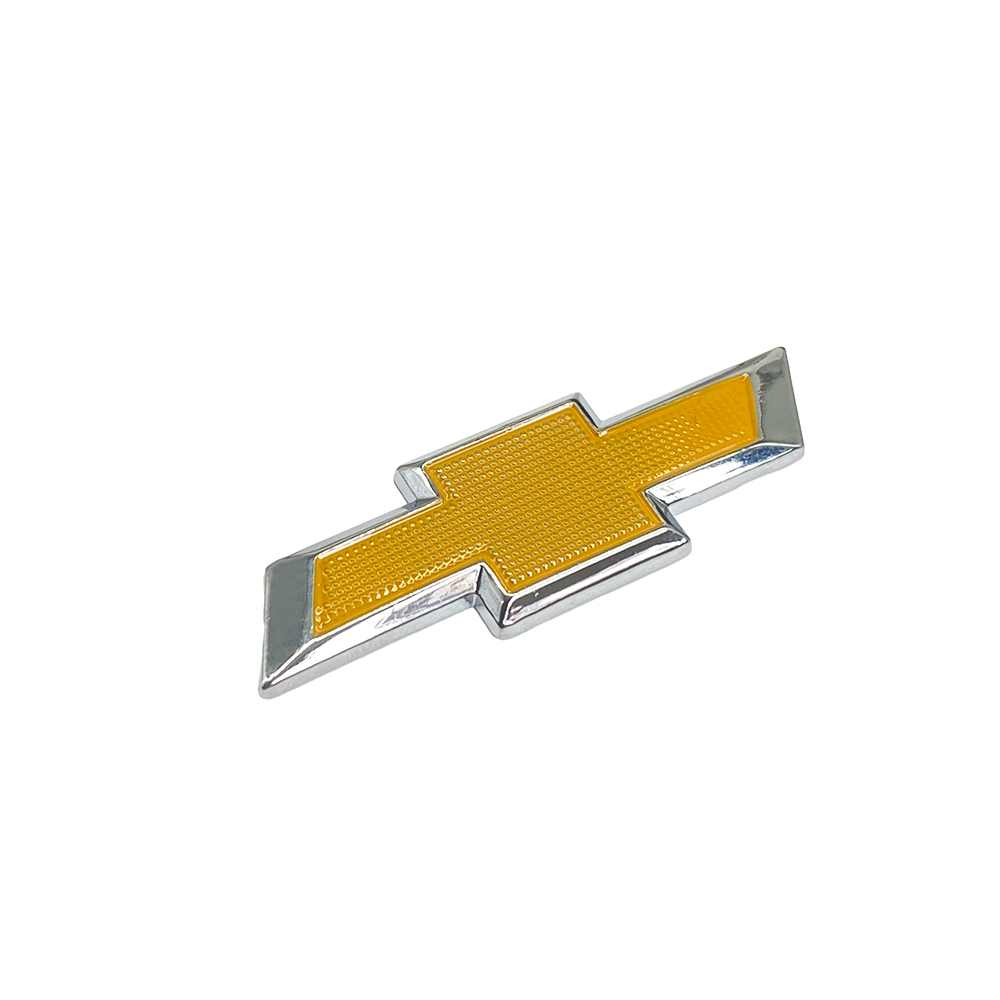 1PC Silverado Metal Steering Wheel Bowtie Badge Yellow Chevrolet AT-STVYOL65