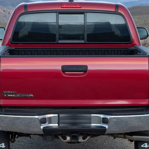 5pcs 2005-2015 Tacoma Tailgate V6 SR5 Emblem Overlay Kit Rear Trunk Badge Matte Black Toyota 