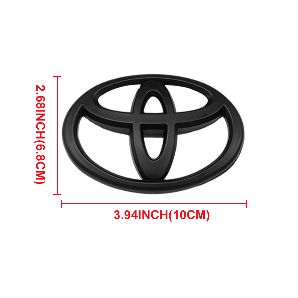 3pcs 2007-2015 FJ Cruiser Rear Emblem Matte Black Toyota TFJCB 