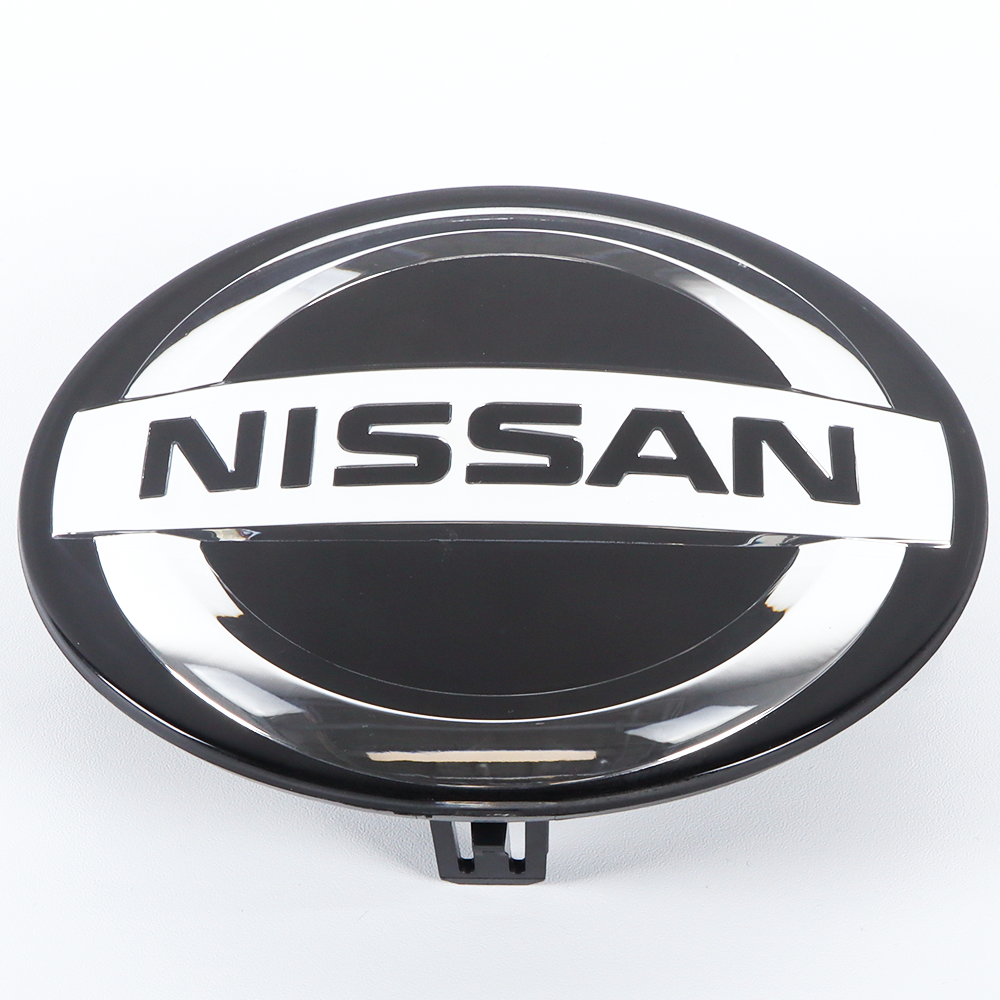 For 2019-2022 Altima Maxima ABS Front Grille Emblem Chrome Black Nissan 62889-6CA0A