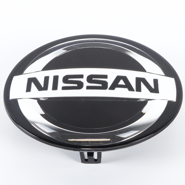 For 2019-2022 Altima Maxima ABS Front Grille Emblem Chrome Black Nissan 62889-6CA0A