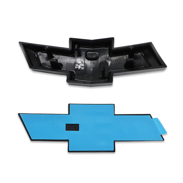 2PCS 2016-2024 Camaro Plastic Front Grille Emblem Gloss Black Chevrolet 84219485 23269466 23216040
