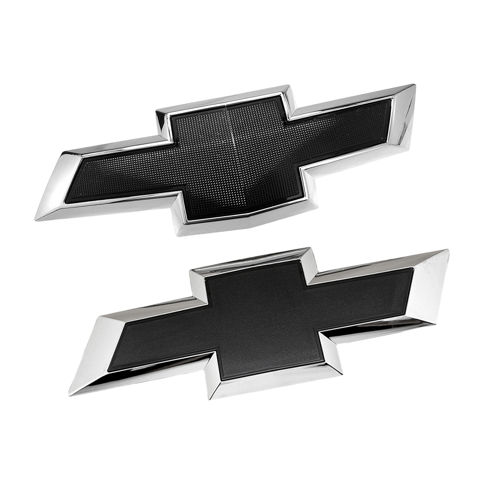 2PCS 2016-2024 Camaro Plastic Front Grille Emblem Chrome Black Chevrolet 84219485 23269466 23216040