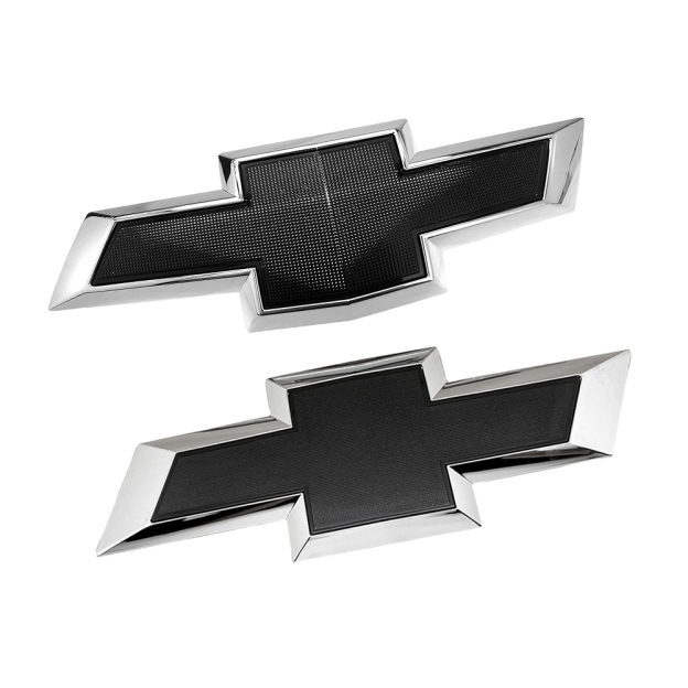 2PCS 2016-2024 Camaro Plastic Front Grille Emblem Chrome Black Chevrolet 84219485 23269466 23216040