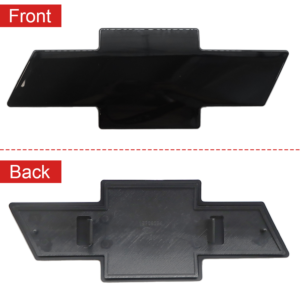 1PC 99-02 Silverado 00-06 Tahoe Suburban Plastic Front Grille Emblem Black Chevrolet 12335633