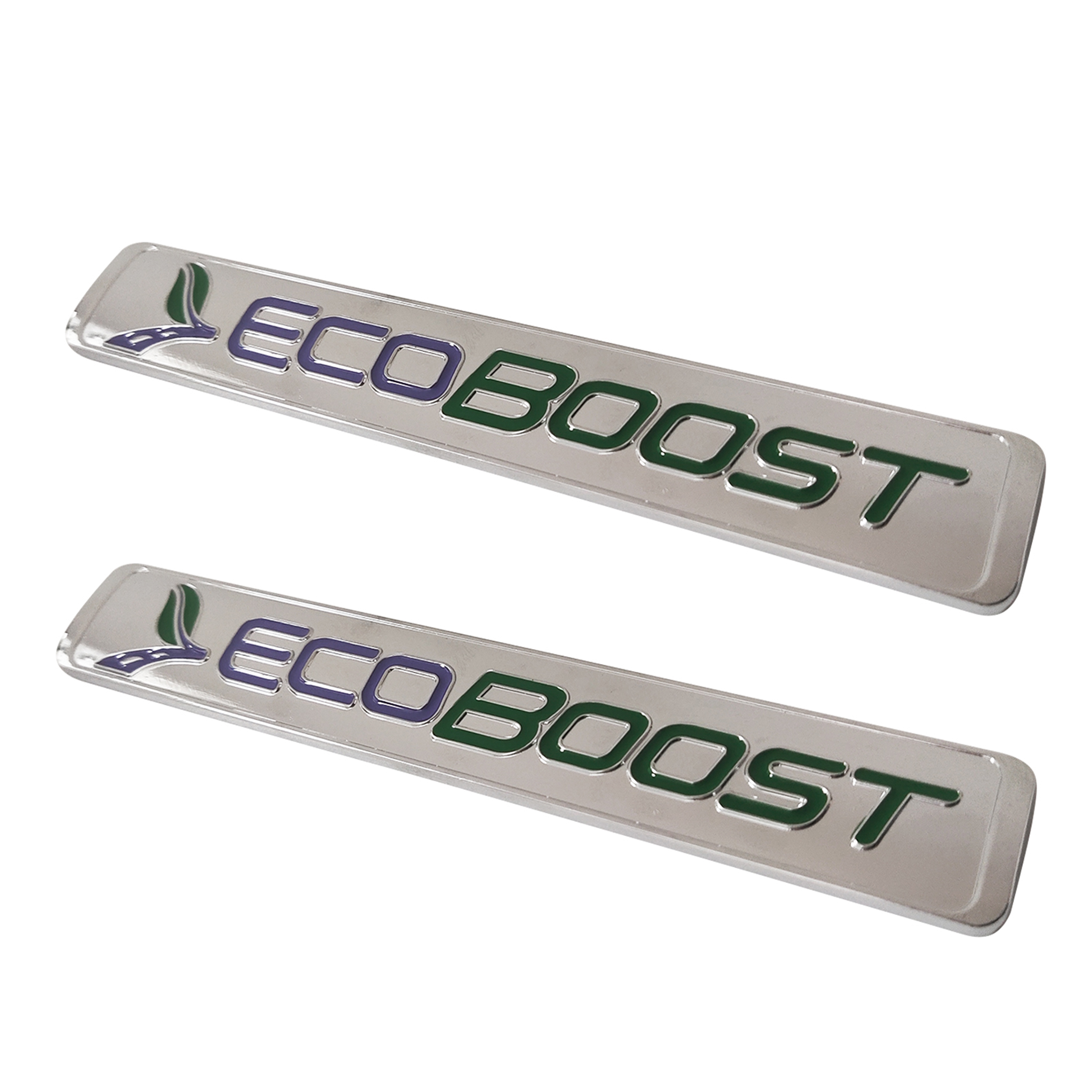 2011-2026 F-150 Mustang Explorer Ranger EcoSport Metal EcoBoost Fender Badge Silver Green Ford Decal Nameplate