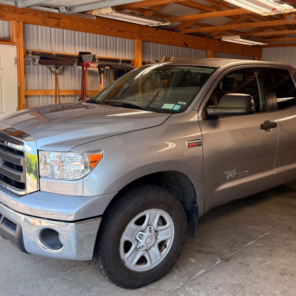 1Pc 2007-2021 Tundra ABS Plastic 5.7L V8 Iforce 3D Side Door Badge Chrome Red Toyota 754720C050