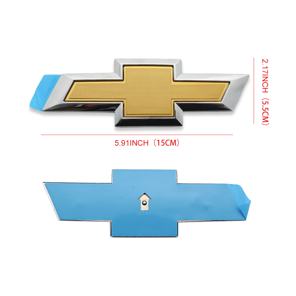 2PCS 2016-2018 Malibu Plastic Front Bumper Grille Emblem Gold Chevrolet 84337320