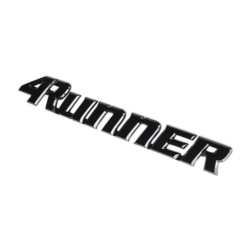 1PCS 1996-2002 4Runner ABS Plastic Letter Rear Tailgate Trunk Gloss Black Toyota 75445-35060